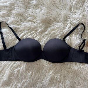 Skims Ultimate PushUp Strapless Bra Onyx Size 32DDD